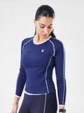 StrikeLine Fitted Tee in Blue